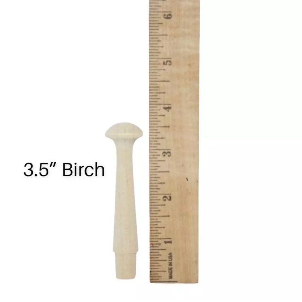 Kitcheniva 10 Pcs Birch Wood Wall Hanger Shaker Peg Hook Craft DIY 3.5"